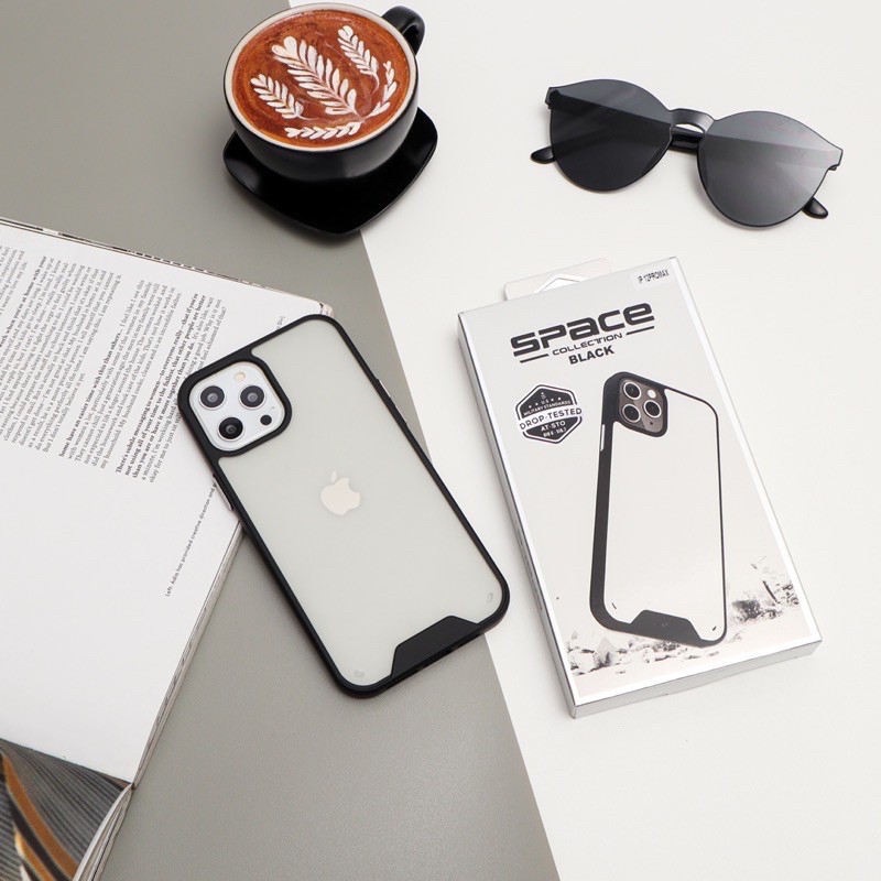 SPACE IMPACT MILITARY DROP BLACK Resistance CASE IPHONE HIGH Quality !!!! IP 7+ SAMPAI IP 12PROMAX