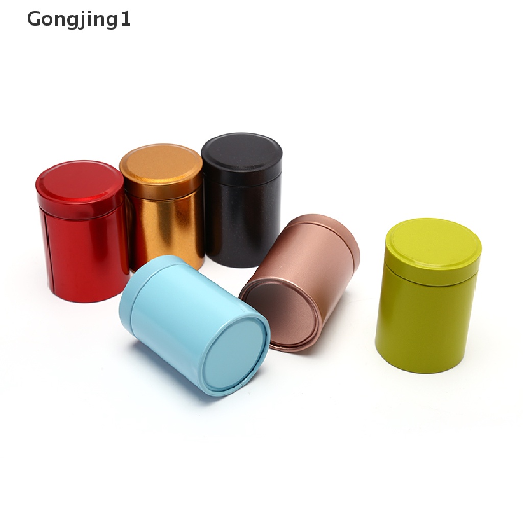 Gongjing1 Kontainer Penyimpanan Kopi / Teh / Daun Portable Bahan Aluminum