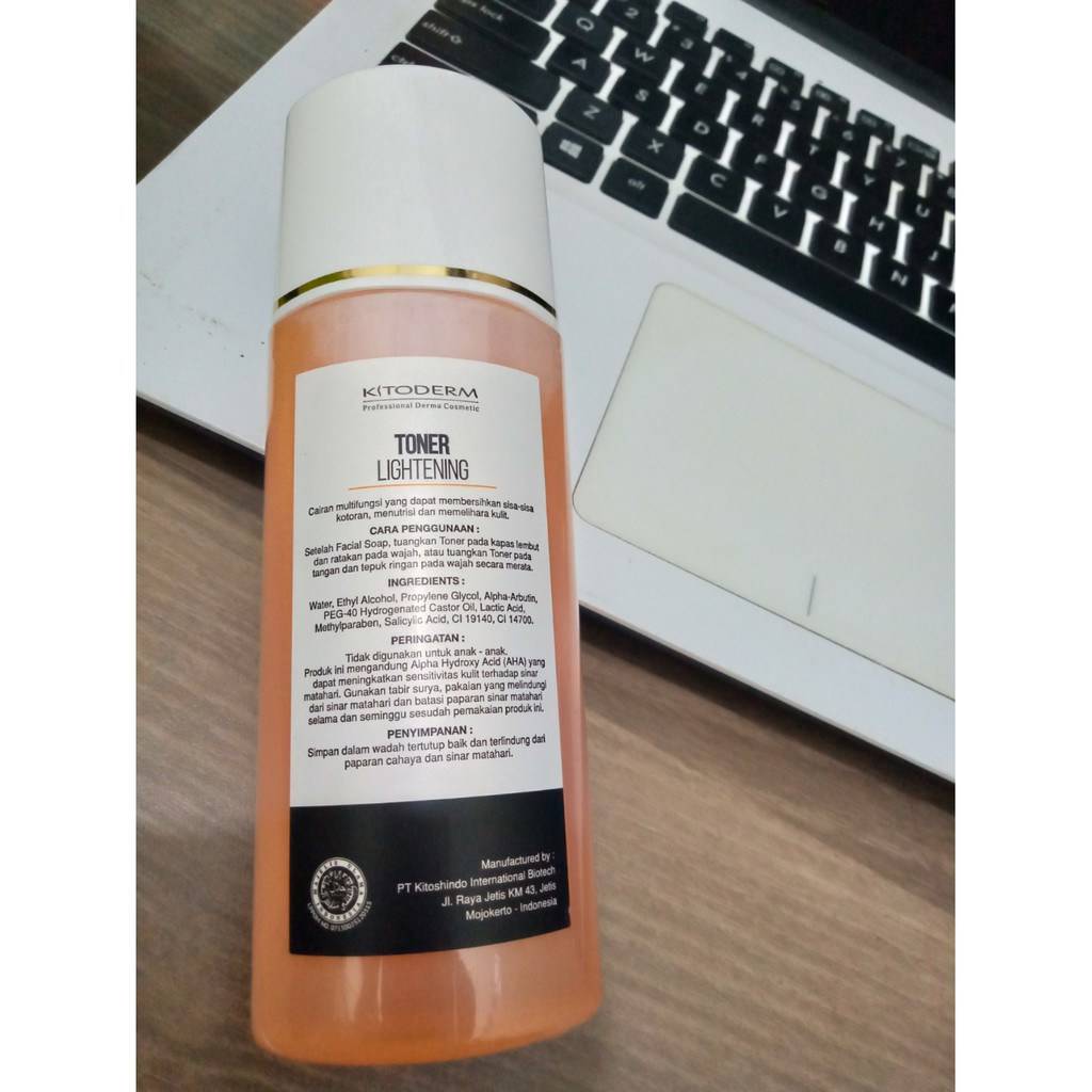 KITODERM TONER LIGHTENING  | TONER PENCERAH WAJAH BPOM