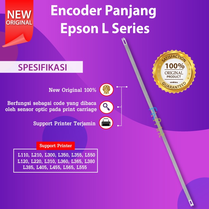 Encoder Pita Panjang L110 Epson L350 L360 Timing Strip Printer L565 New