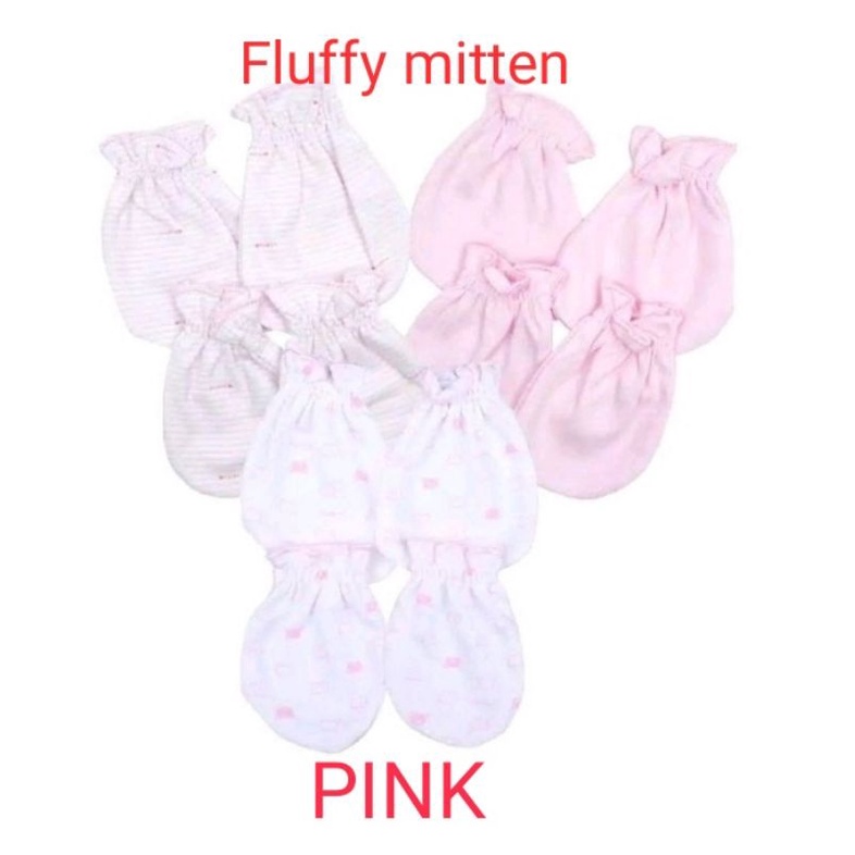 Fluffy sarung tangan kaki bayi baby mitten