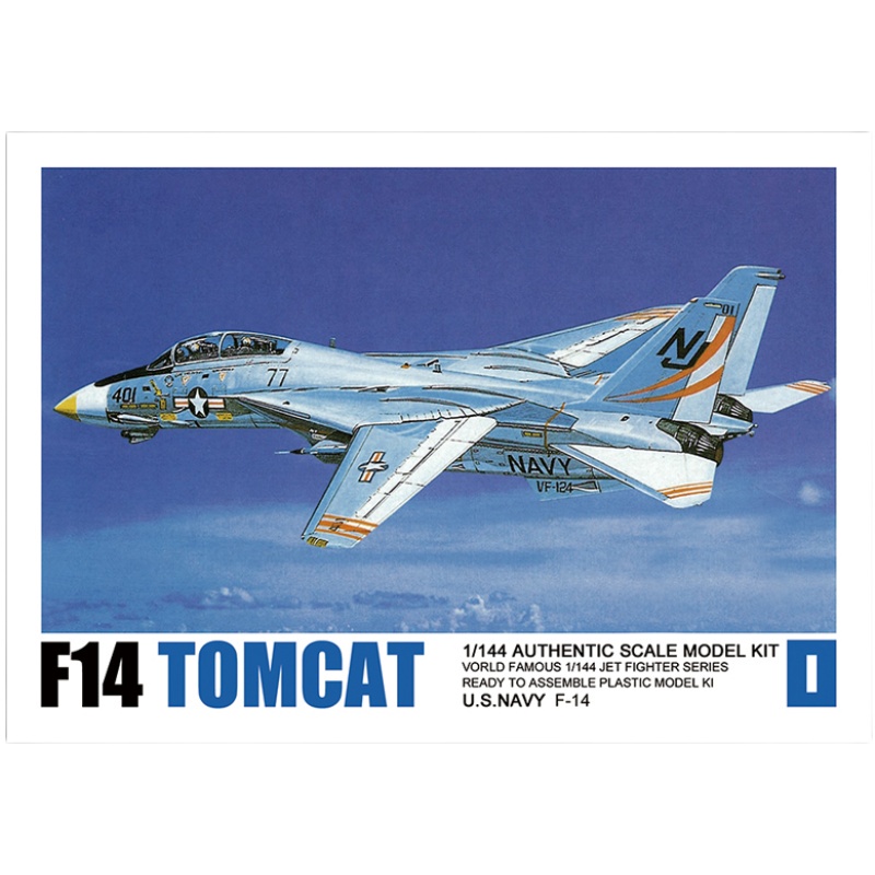 Mainan Simulasi Pesawat Tempur USA F14 Tomcat F15 Eagle F-4E Phantom Bahan Plastik Skala 1 / 144 Untuk Koleksi