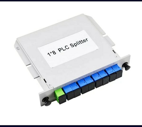 Passive Splitter PLC BOX Cassette FO 1:8 Fiber Optik Pasif Spliter FO FTTH SC UPC