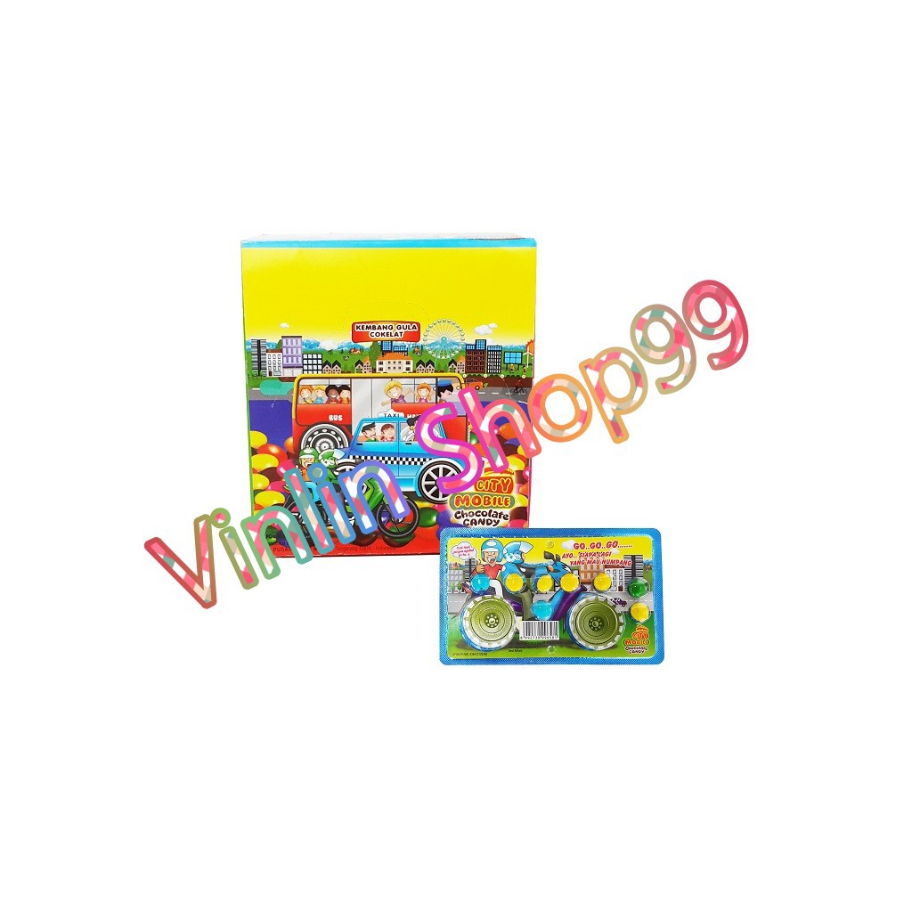 

City Mobile Chocolate Candy 24 × 9.4g