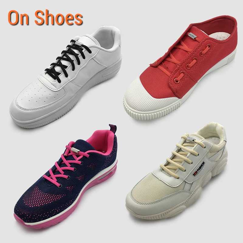 Tali Sepatu Elastis Premium Shoe Lazy Lace No Tie satu pasang