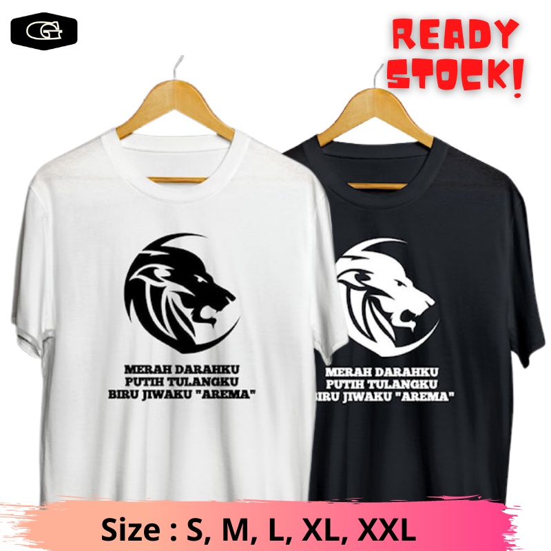 Kaos Arema Malang / T-shirt Kaos Distro Pria Size S M L XL XXL