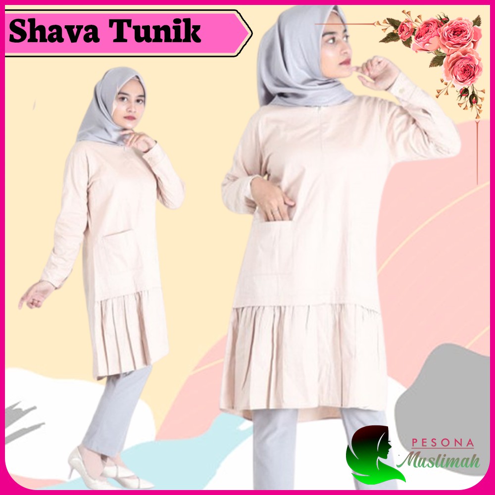 Baju Atasan Tunik Remaja Wanita Shava Tunik