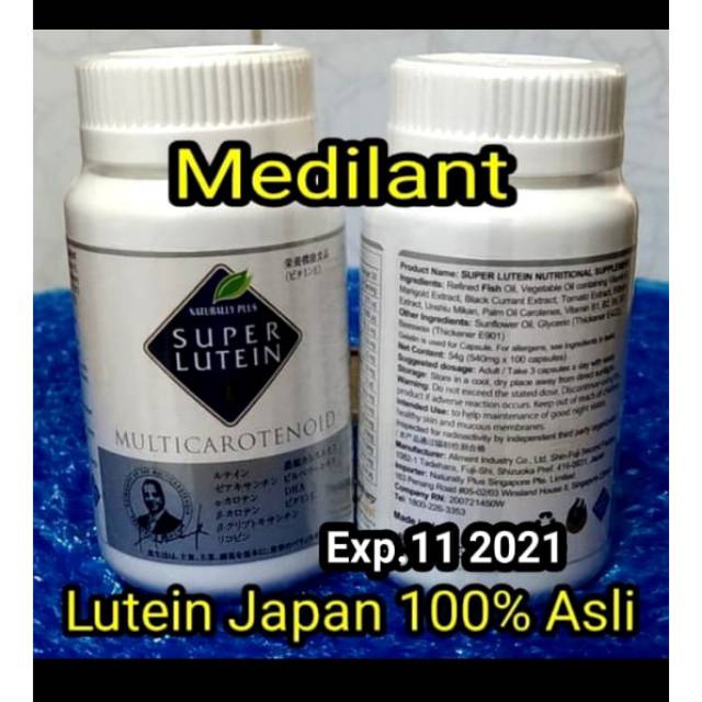 Super Lutein asli japan..isi 100caps