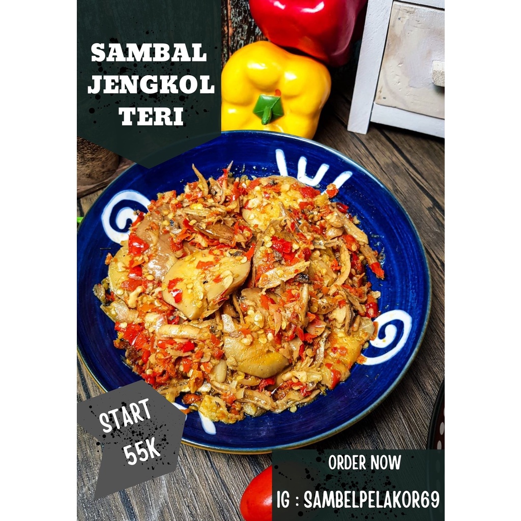 

sambal jengkol teri uk 250 gr / 1/4kg