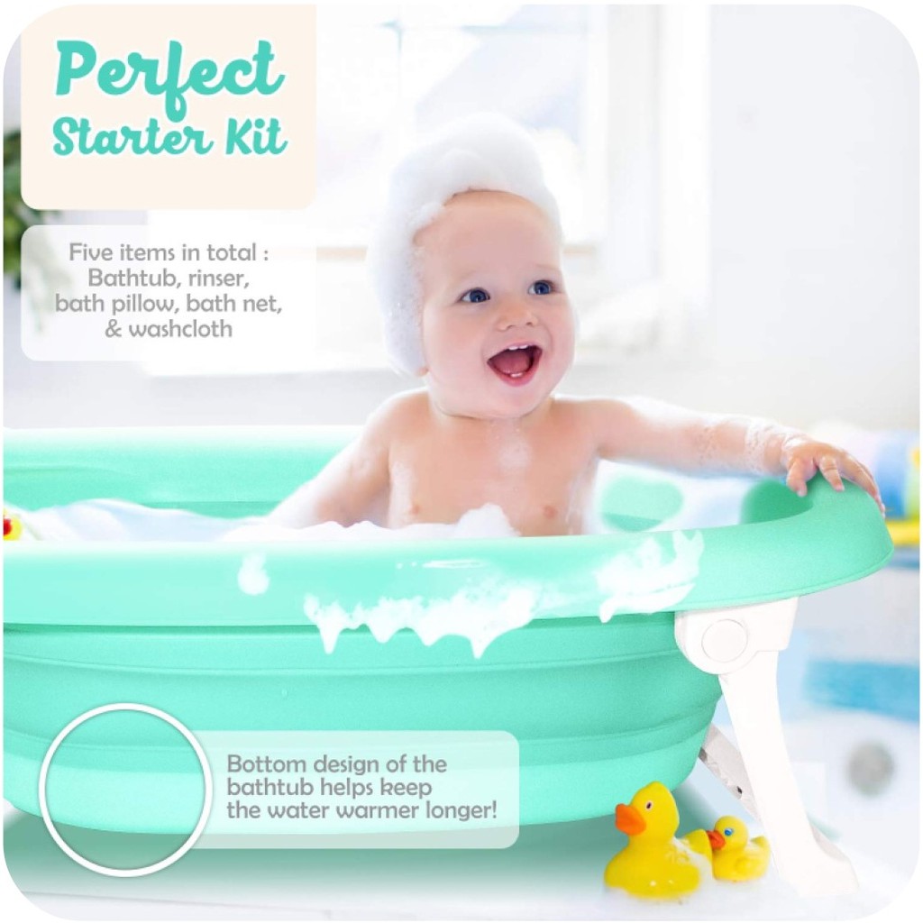 Kandila Foldable Baby Bath Tub Bak Mandi Bisa Dilipat KDL001 BD1823