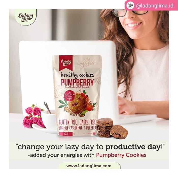 

Ladang Lima Gluten Free Pumpberry Cookies 180 Gr