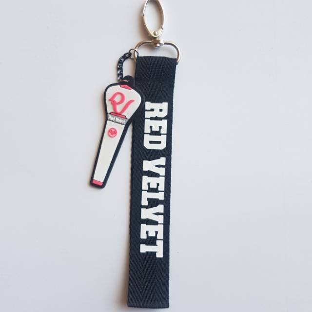 Red velvet Strap kpop name keychain keyring lanyard lighstick