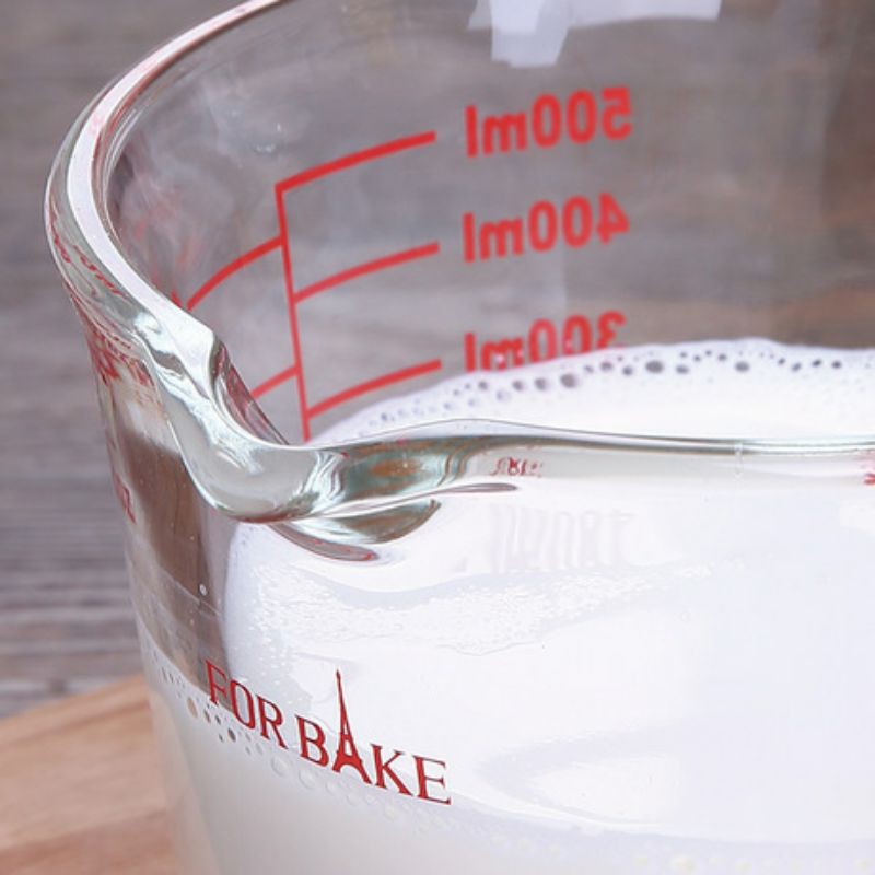 forbake glass measuring cup / gelas takar tebal