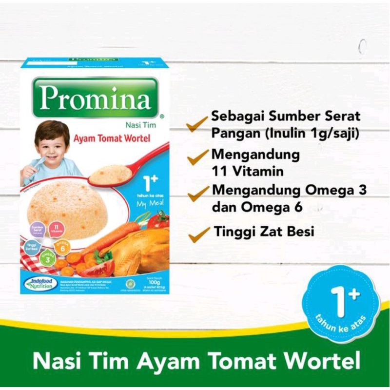 Promina Nasi Tim Ayam Tomat Wortel