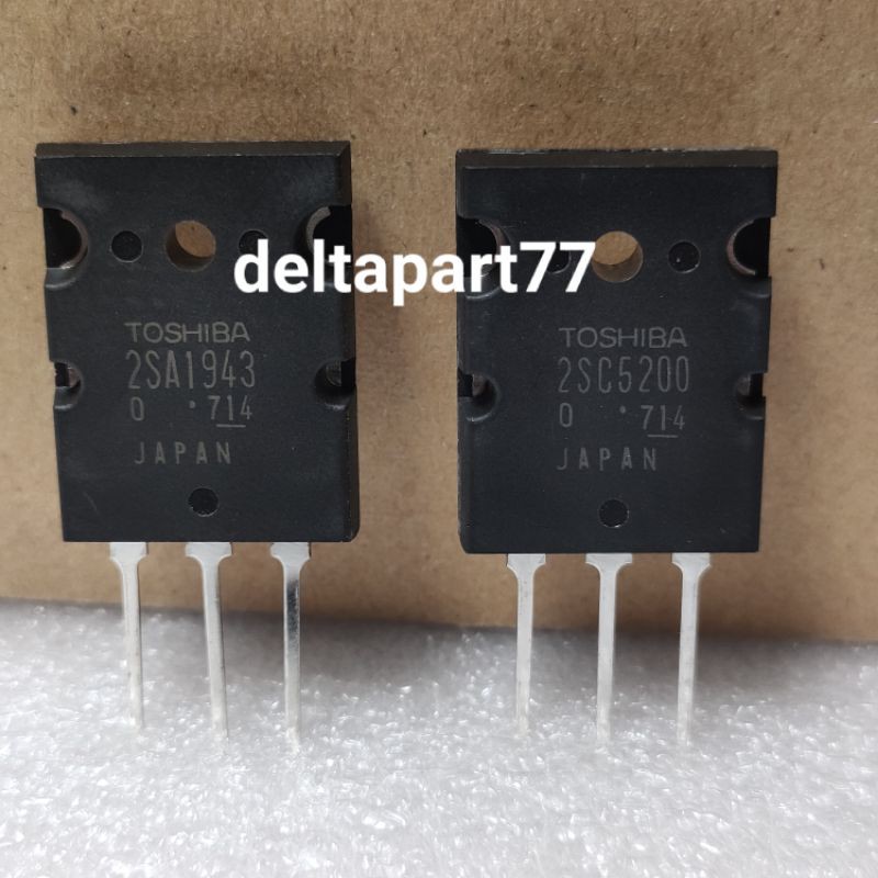 Transistor 2sc5200 1set kw1.kwalitas bagus