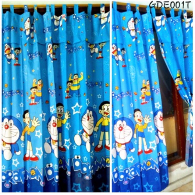 [ PINTU DAN JENDELA ] GORDEN TALI + PONI MOTIF MIX ( KARAKTER / BUNGA / ABSTRAK )