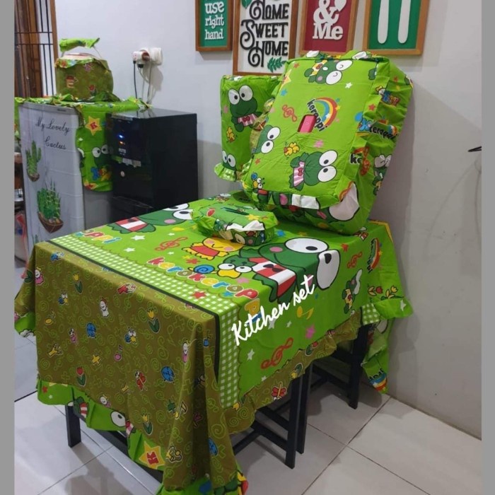 Taplak Meja Makan - Kitchen Set (Set Taplak Meja Makan /Set Taplak Dapur Termurah