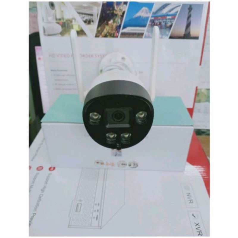 ICSEE HD 8MP FULL HD OUTDOOR WIFI CCTV IP CAMERA WATERPOOF COLORVU