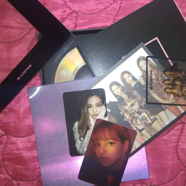 Album blackpink Square UP photocard Lisa dan Jennie
