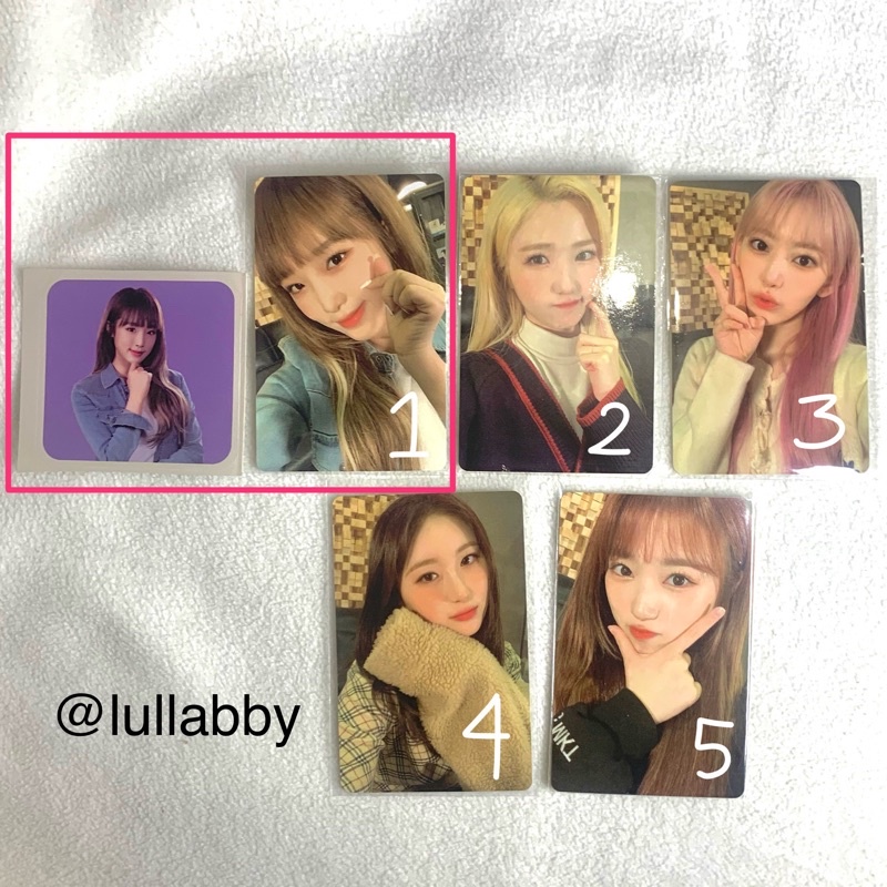 photocard Rewind Blossom Pc Izone yena hitomi sakura chaeyeon nako