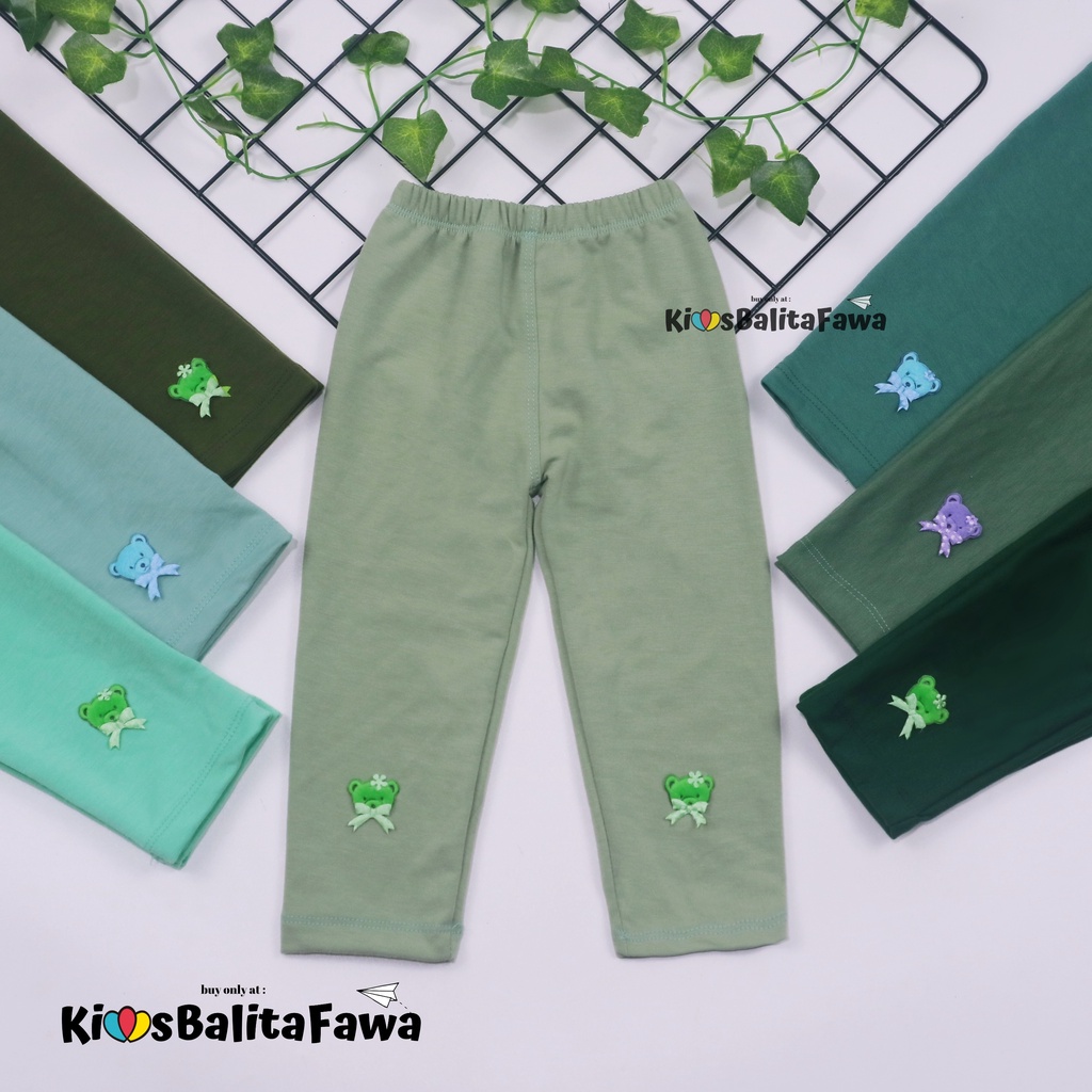 Legging Boneka uk Bayi - 4 Tahun / Pants Panjang Anak Perempuan Bahan Kaos Premium Tebal Leging Lejing Laging Polos babycinnamon