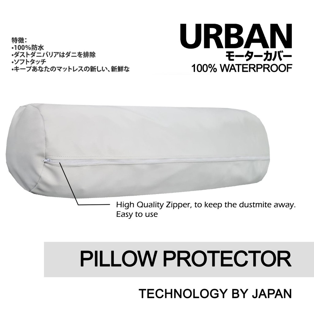 Sarung Bantal &amp; Sarung Guling URBAN Waterproof Protector Resleting