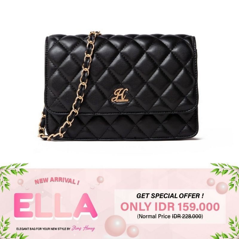 ELLA BAG JIMSHONEY 100% ORIGINAL WITH BOX TAS SELEMPANG WANITA CLUTCH FASHION IMPORT MURAH COD