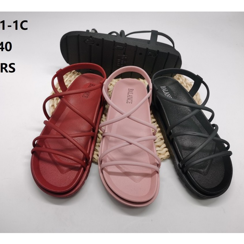 3.3 SALE【Spot】Sandal Wanita Tali Jelly Import Platform