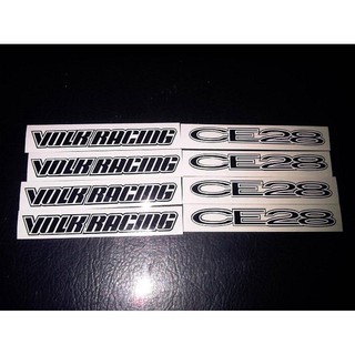 Stiker Velg  Mobil  Volk Rays Engineering CE28 Shopee 