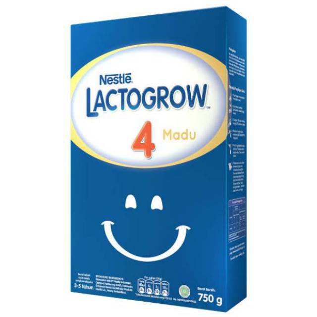 LACTOGROW 4 750 GR MADU/VAN/PLAIN