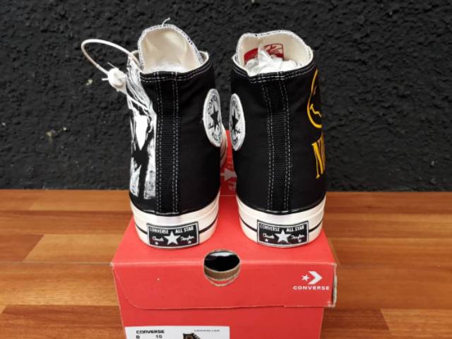 CONVERSE HIGH 70.S NIRVANA BLACK WHITE PREMIUM BNIB MADE IN VIETNAM SIZE 40/41/42/43/44