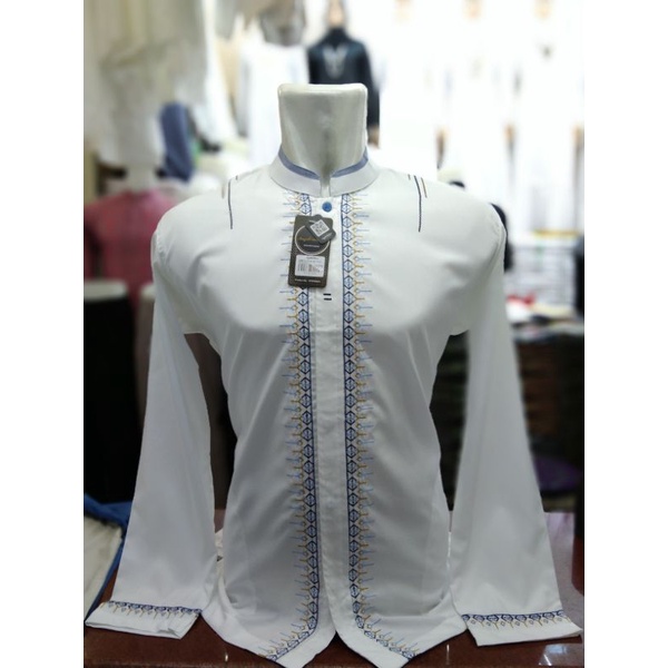 KOKO PRIA LENGAN PANJANG DEWASA SYAHDIKA// KOKO PANJANG MODERN// KEMEJA KOKO LENGAN PANJANG