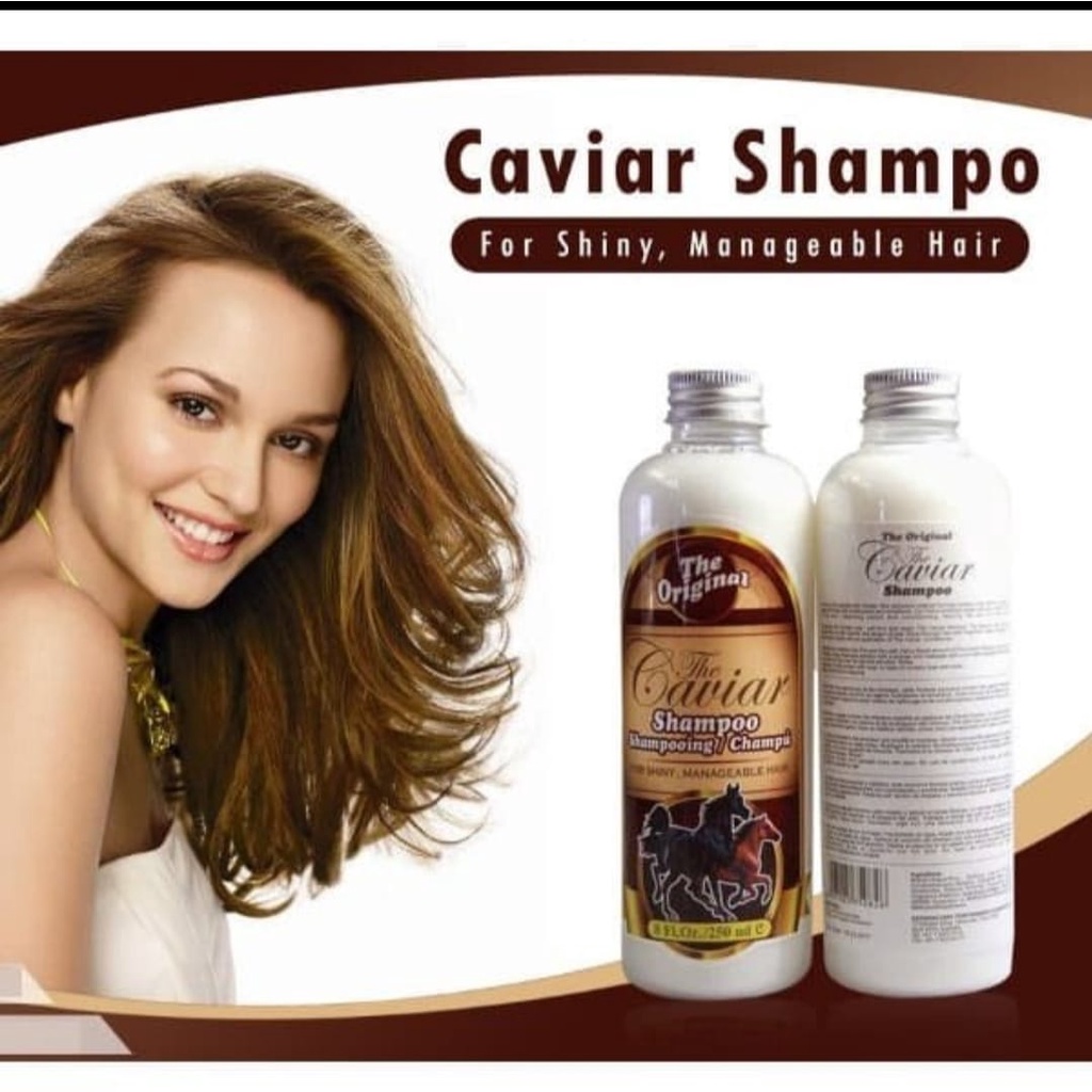 THE CAVIAR SHAMPOO KUDA / CONDITIONER BPOM ORIGINAL 250 ML