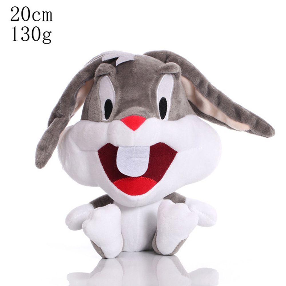 Needway Looney Tunes 20cm-25cm Karakter Anime Kartun Anak Hadiah Mulut Besar Boneka Anime Aneh Mainan Mewah Plush Doll Daffy Duck