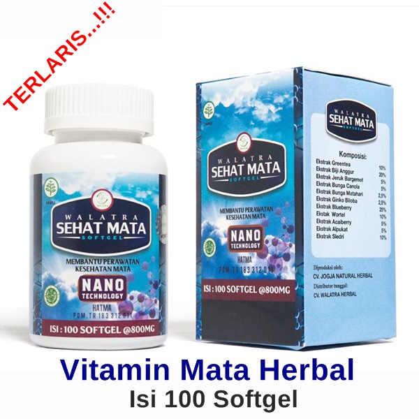  Walatra Sehat Mata Vitamin Mata Herbal Obat mata minus 