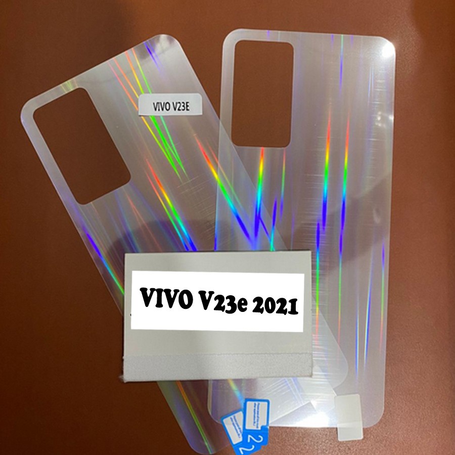 VIVO V23 5G V23e V21 4G V21 5G V20 V20 2021 VIVO V20 SE ANTI GORES BELAKANG SKIN AURORA, SKIN GLITER PELANGI ANTI JAMUR PELINDUNG BELAKANG JAMURAN V23 e 5G