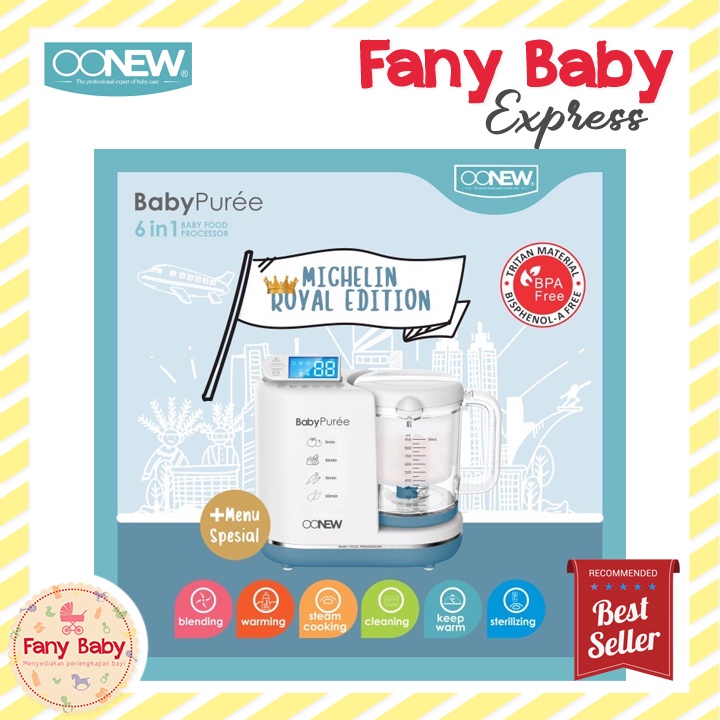 OONEW BABY PUREE 6IN1 BABY FOOD PROCCESSOR MICHELLIN SERIES