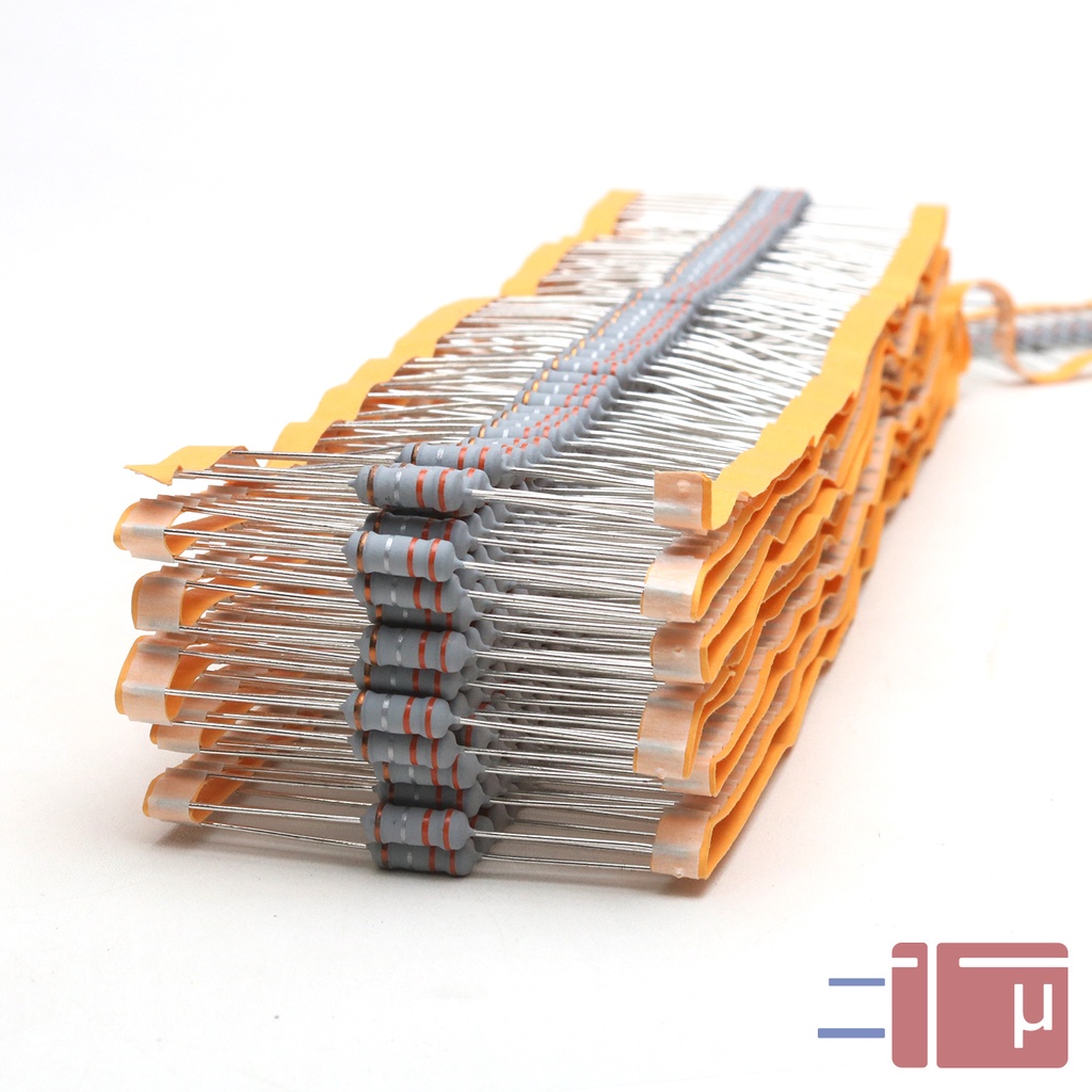 x10 Resistor 0.33R 0.33 Ohm 1W Metal Oxide 5% Taiwan Kaki Tembaga