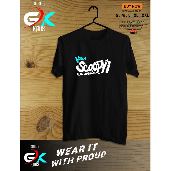 kapake concept original Kaos Honda Scoopy Fun Unlimit Baju Racing Motor Otomotif Kualitas Distro |