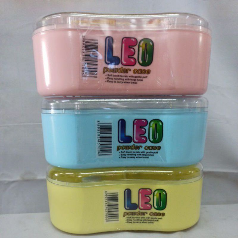 Tempat Bedak Bayi Leo Powder Case double case