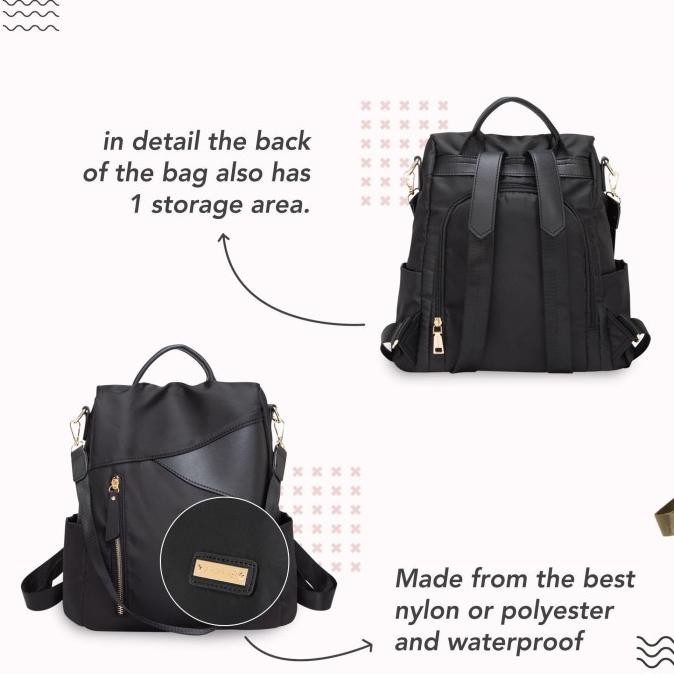 Special Price Jh Zoe Bag - Tas Ransel & Selempang Wanita Import Jims Honey - Red Maroon
