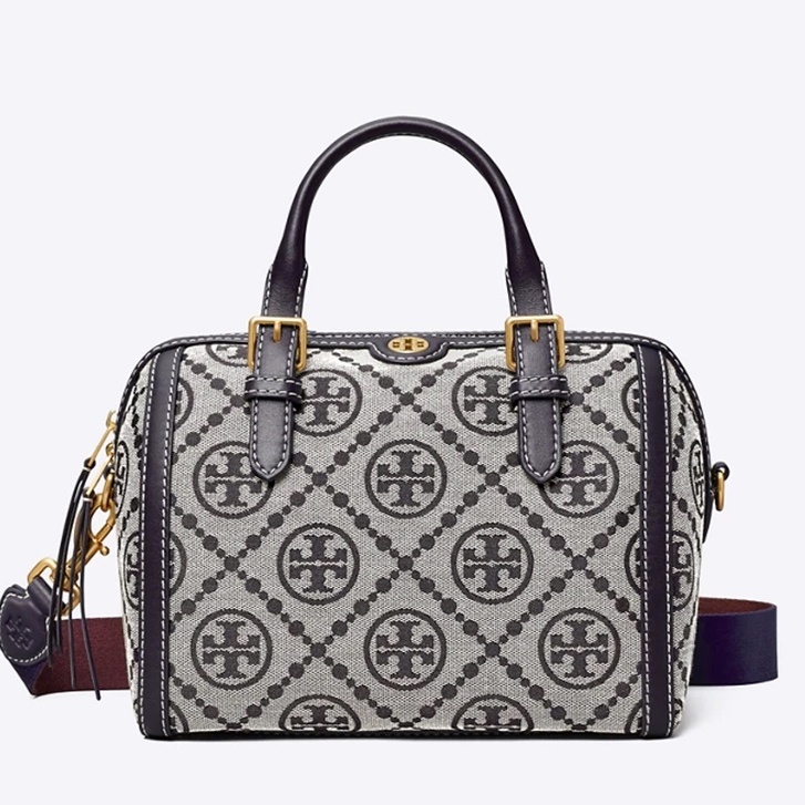 Authentic Tory Burch Female bag handbag pillow bag wine barrel bag shoulder bag Messenger bag