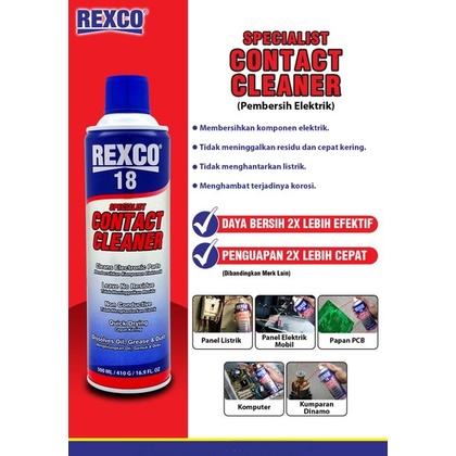 Rexco 18 Pembersih Komponen Elektronik / Contact Cleaner