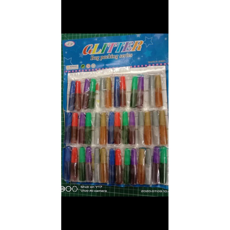 

gliter papan lembar isi 40pcs/lembar