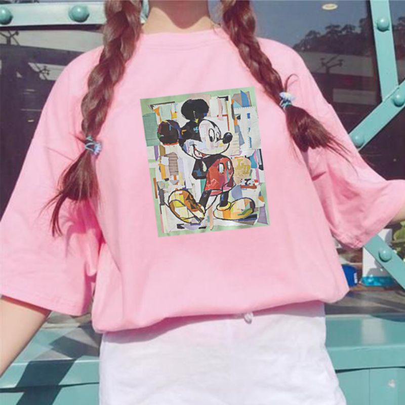 T-SHIRT OVERSIZE MiCKEY CARTOON KAOS DEWASA