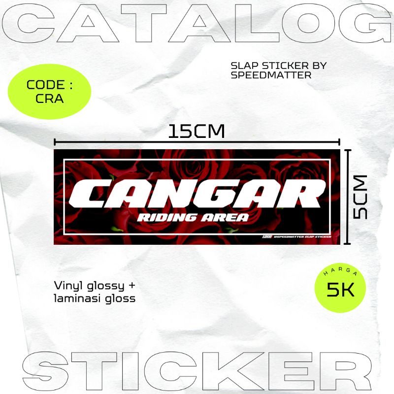 

SLAP STICKER - CANGAR 01