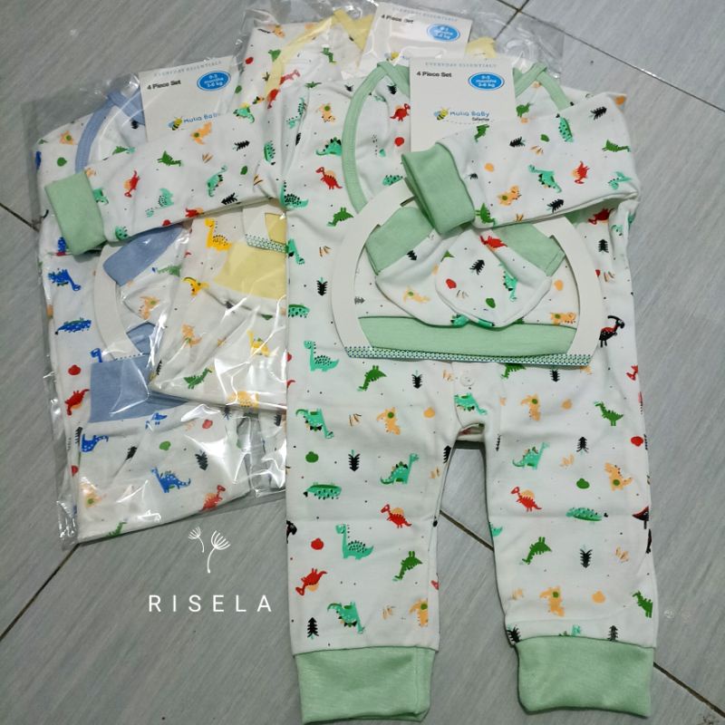 5 IN 1 JUMPER SET BAYI BARU LAHIR LENGKAP  SLABER TOPI dan SARUNG TANGAN SARUNG KAKI/SLEEPSUIT BAYI/1 SET KODOK BAYI