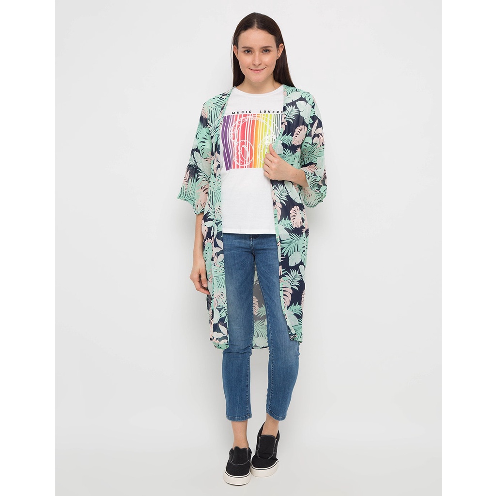 Chic Girl Outer Print 105088407