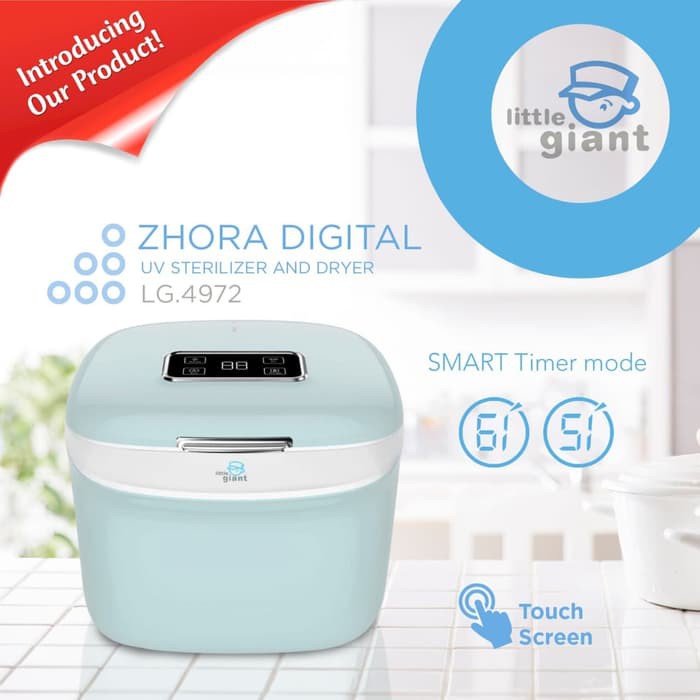 Makassar - Little Giant Zhora Digital UV Sterilizer With Dryer / Steril Botol Bayi