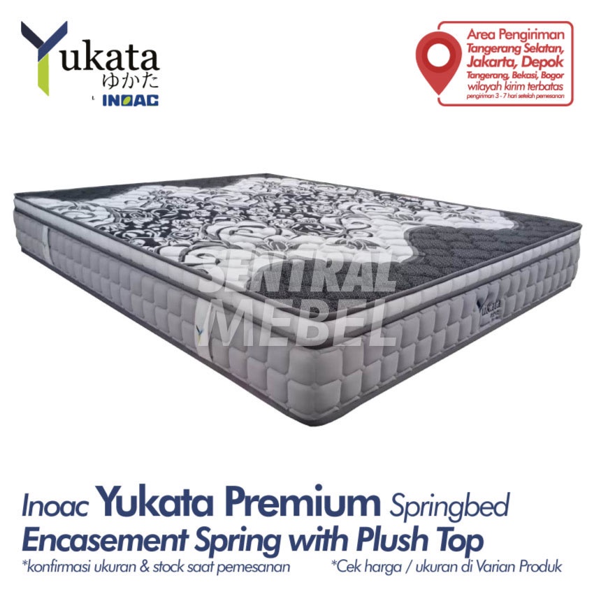 springbed inoac yukata premium plushtop - kasur saja